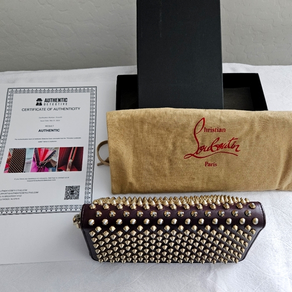 Christian Louboutin Handbags - Christian Louboutin Studded Zip Wallet